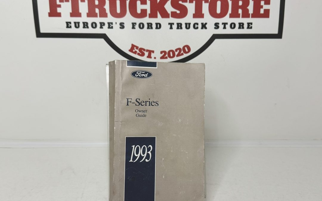 F.Serie 1993 Owners Guide