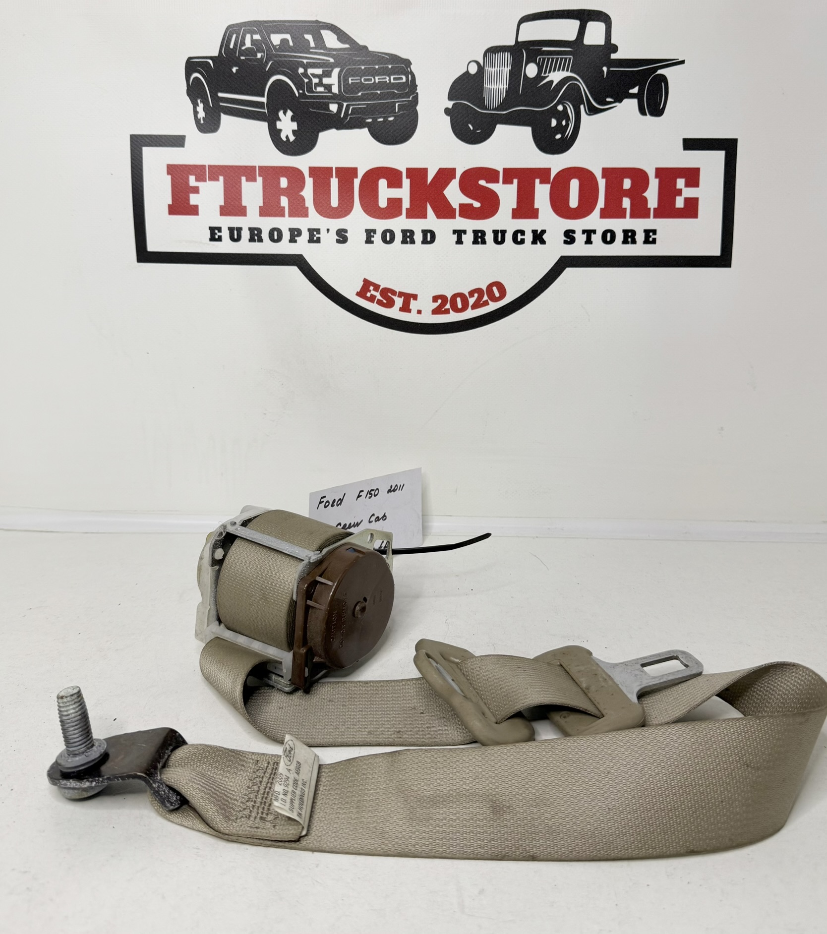 Ford F150 Crew Cab 2009/2014 R.L. Beige Seat Belt