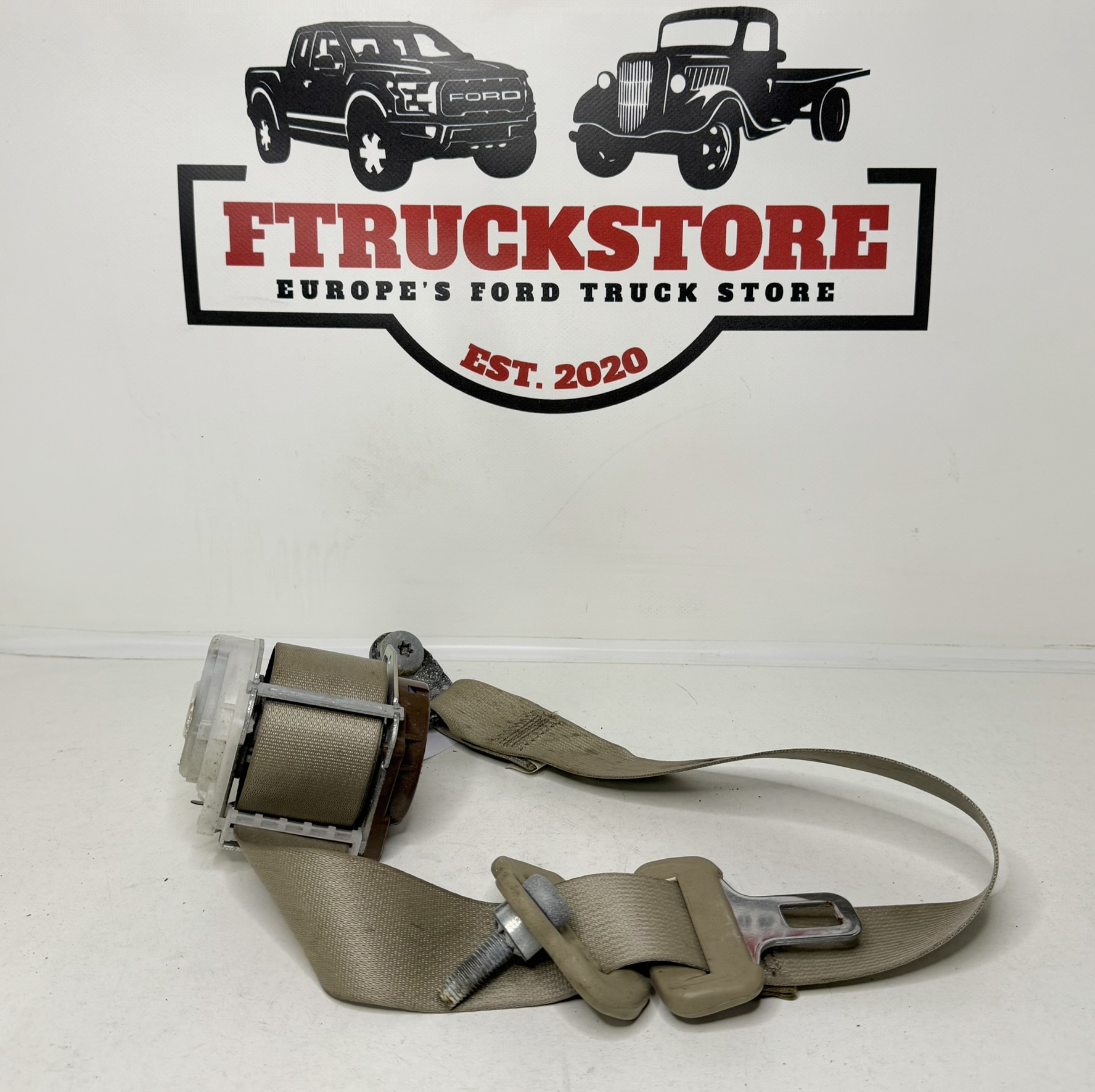 Ford F150 Crew Cab 2009/2014 R.R. Beige Seat Belt